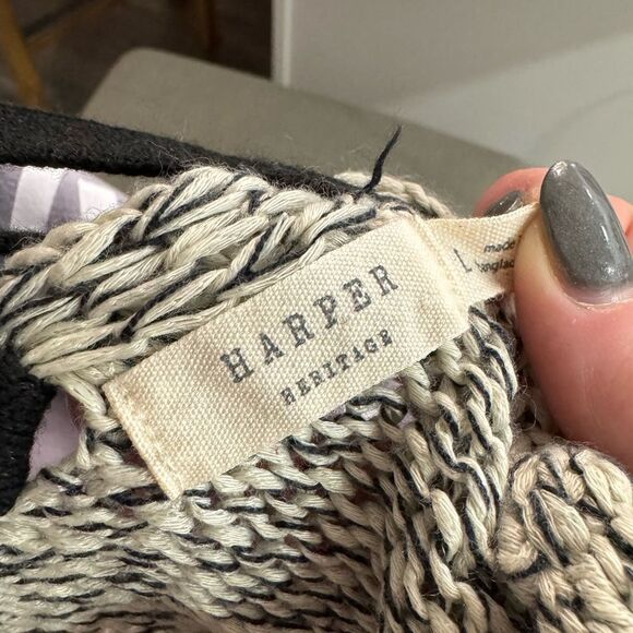 Harper Heritage tweed texture Sweater size Large‎ - Picture 5 of 5